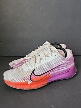 Nike Zoom Vapor 11 HC Tennis Shoes White Fuchsia Men Size 8.5 Women 10